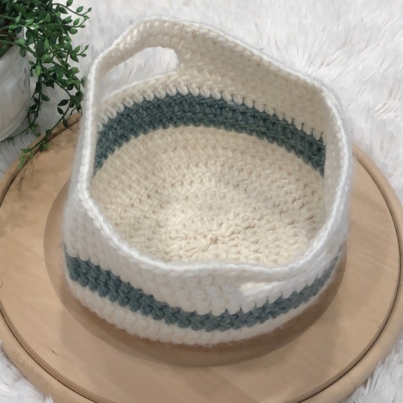 Other - Crocheted basket/caddy